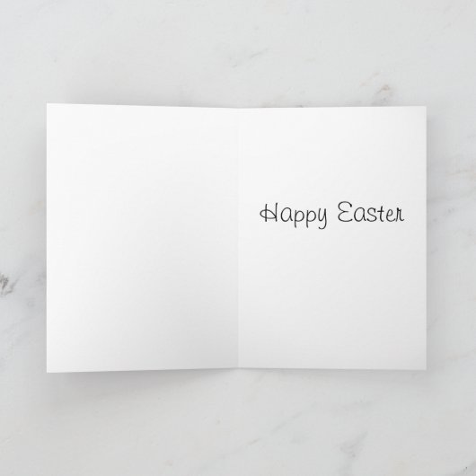 Paasboom met tulp feestdagen kaart (Binnen)