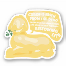 Paasboterlam! Sticker