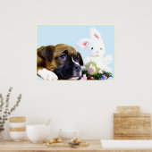 Paasboxerpuppy poster (Keuken)