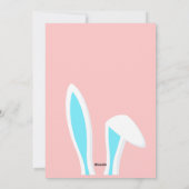 Paasbraal en kleurrijke eieren feestdagenkaart (Achterkant)