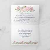 Paasbrande Heer zonder Bijbelse Feestdagen Kaart (Binnen)