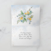 Paasbrandolie John 11:25 Bijbelverse Kaart (Binnen)