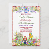 Paasbraweel Decoratieve eierscheierschoorsteenboom Kaart (Voorkant)