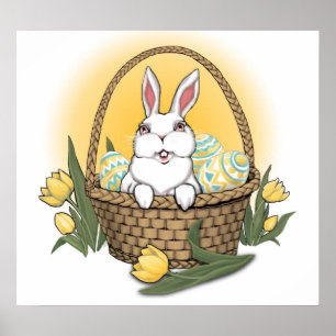 Paasbrief Poster Festive Easter Party Decor