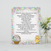 Paasbriefhoofd van paasbrief Biz (Staand voorkant)