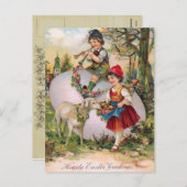  paasBriefkaart Feestdagenkaart (Voorkant / Achterkant)