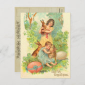  paasBriefkaart Feestdagenkaart (Voorkant / Achterkant)