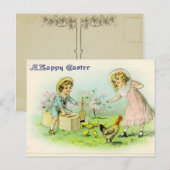 paasBriefkaart Feestdagenkaart (Voorkant / Achterkant)