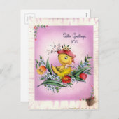  paasBriefkaart Feestdagenkaart (Voorkant / Achterkant)