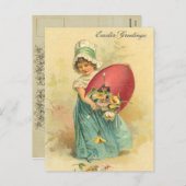 paasBriefkaart Feestdagenkaart (Voorkant / Achterkant)