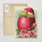 Paasbriefkaart Feestdagenkaart (Voorkant / Achterkant)