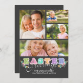 Paasbrieven Vier Fotokaarten Feestdagenkaart (Voorkant / Achterkant)