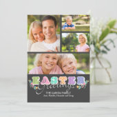 Paasbrieven Vier Fotokaarten Feestdagenkaart (Staand voorkant)