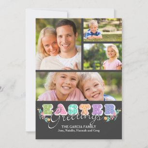 Paasbrieven Vier Fotokaarten Feestdagenkaart