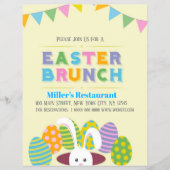 Paasbrochure Brunch Event Flyer (Voorkant)
