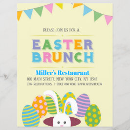 Paasbrochure Brunch Event Flyer