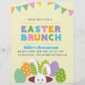 Paasbrochure Brunch Event Flyer (Voorkant)