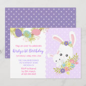 Paasbroekbloemen in paasdagen kaart (Voorkant / Achterkant)