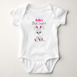 Paasbroekpak met Cute Bunny voor Baby Girl Romper