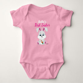Paasbroekpak met Cute Bunny voor Baby Girl Romper