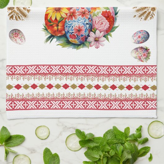 Paasbroodhanddoek Geef ons deze dag onze dagelijks Theedoek (Gevouwen)