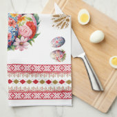 Paasbroodhanddoek Geef ons deze dag onze dagelijks Theedoek (Quarter Fold)