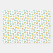 Paasbroodjes in wortel- en eierwagens inpakpapier vel (Voorkant 3)