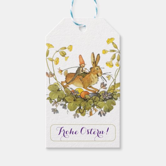 paasbroodrooster cadeaulabel (Voorkant)