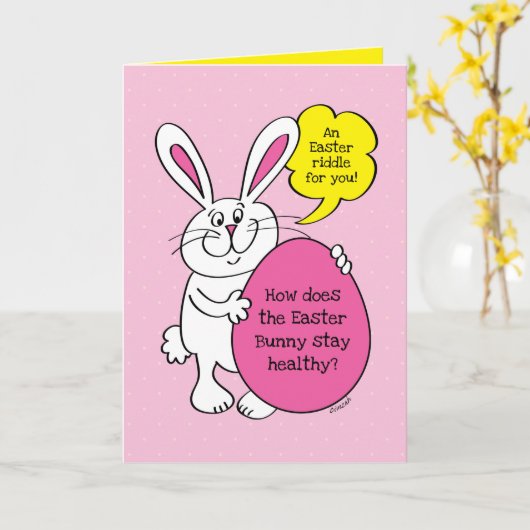 Paasbroodrooster voor kinderen kaart (Gele Bloem)