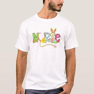 Paasbroodroosters en paaseieren uit de kooi t-shirt