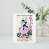  paasbruggetje briefkaart (Staand voorkant)