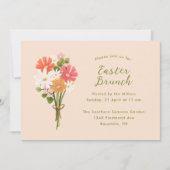 Paasbrunch Bloemen Voorjaarsboeket Kaart (Voorkant)
