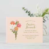 Paasbrunch Bloemen Voorjaarsboeket Kaart (Staand voorkant)