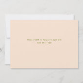 Paasbrunch Bloemen Voorjaarsboeket Kaart (Achterkant)