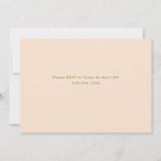 Paasbrunch Bloemen Voorjaarsboeket Kaart (Achterkant)