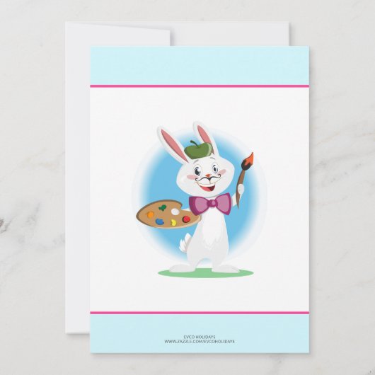 Paasbrunch Bloemenei Modern Aanpasbaar Kaart (Achterkant)