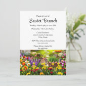 Paasbrunch Bloementuin  Kaart (Staand voorkant)