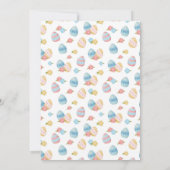 Paasbrunch Eggs Gnome Waterverf Kaart (Achterkant)