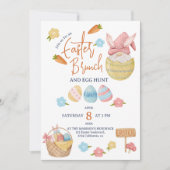 Paasbrunch Eieren Kabouter Aquarel Kaart (Voorkant)