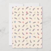 Paasbrunch & eierenjacht | Wildflower Bunny Kaart (Achterkant)