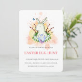 Paasbrunch Eierenschat Invitatie Kaart (Staand voorkant)
