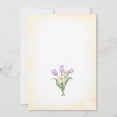 paasbrunch eierjacht geel Schattige konijn Kaart (Achterkant)