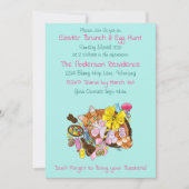 Paasbrunch & Eierjacht Kat Kaart (Voorkant)