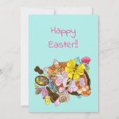 Paasbrunch & Eierjacht Kat Kaart (Achterkant)