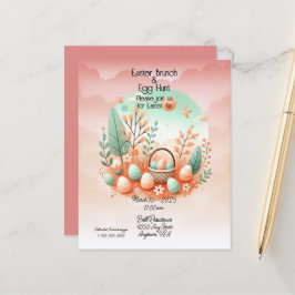 Paasbrunch & eierjacht Sinaasappel Groen