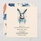 Paasbrunch & Eierjacht | Waterkleur Bunny (Voorkant / Achterkant)