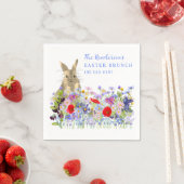 Paasbrunch en eierjacht Bloemen op maat Servet (Insitu)