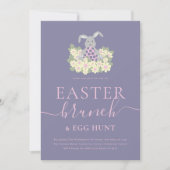 Paasbrunch en eierjacht kaart (Voorkant)