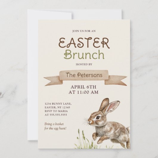 PaasBrunch Kaart (Voorkant)