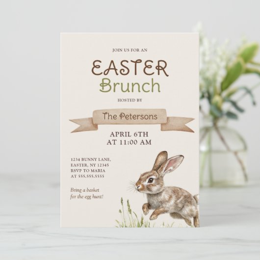 PaasBrunch Kaart (Staand voorkant)